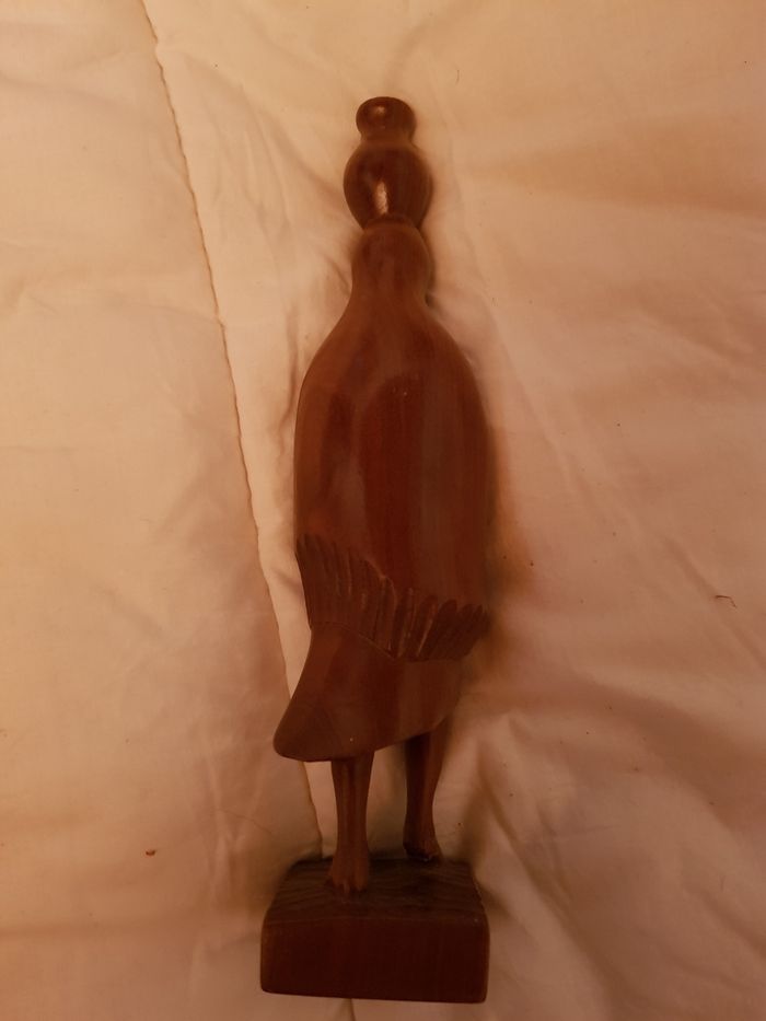 Statuette en bois vintage - photo numéro 2