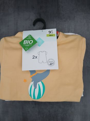 lot 2 barboteuse combishort garcon tex baby 81 cm 18 mois 