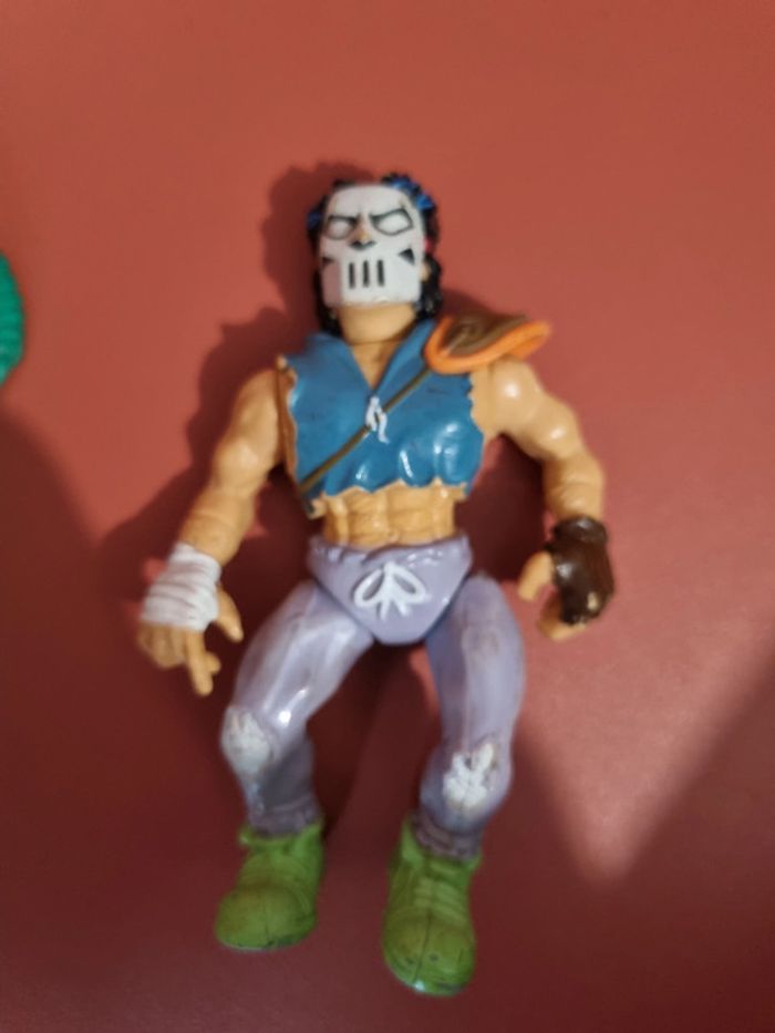 Casey Jones tmnt 1989 avec son sac , à renettoyer - photo numéro 8