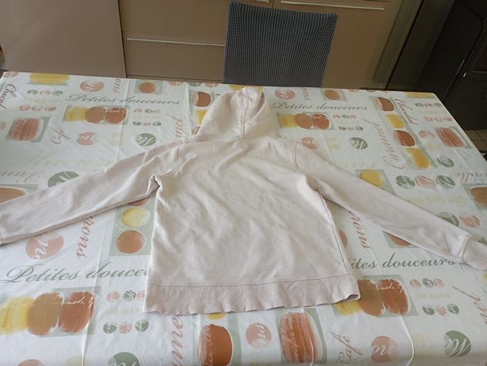 Sweat rose pâle à capuche LOOG 12/14 ans 1€ - photo numéro 5