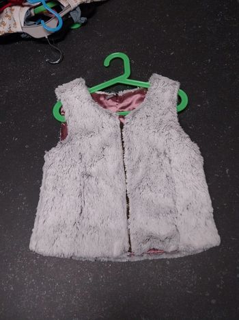 Gilet sans manches tout doux 10 ans