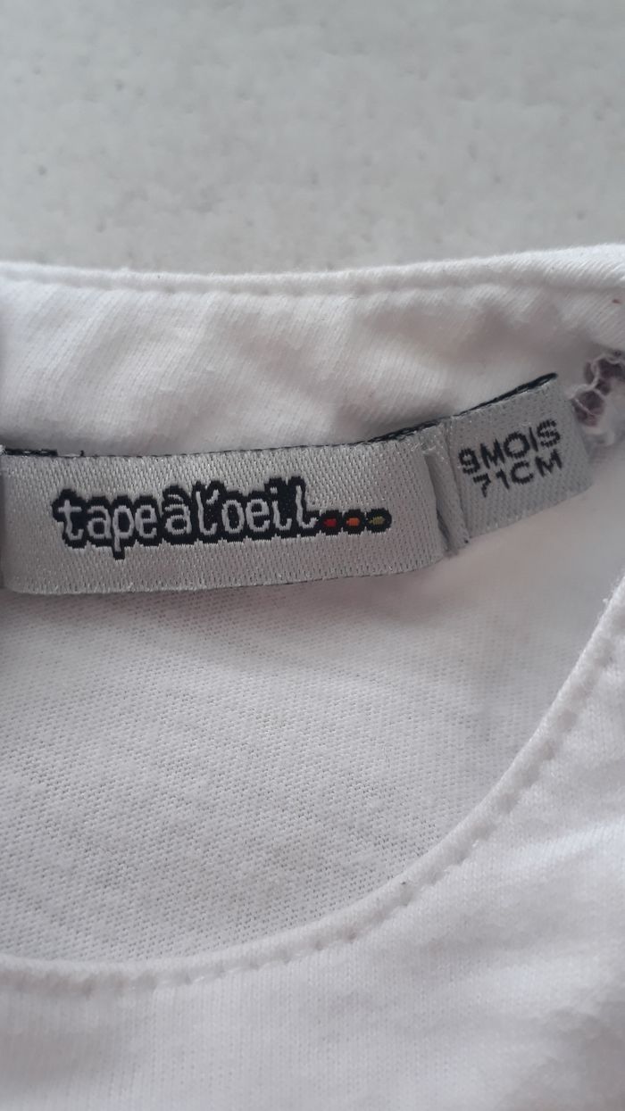 Tunique blanche et violette - photo numéro 3