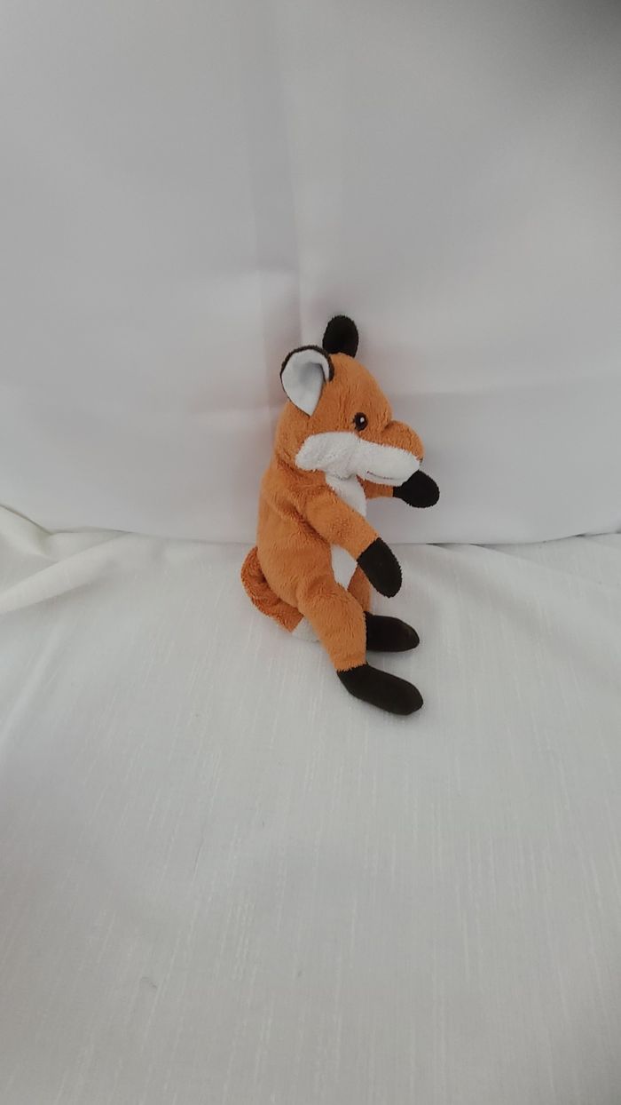Peluche doudou renard IKEA orange blanc petit mod le 18 cm - photo numéro 3