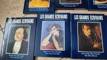 les grands ecrivains collection 12 volumes