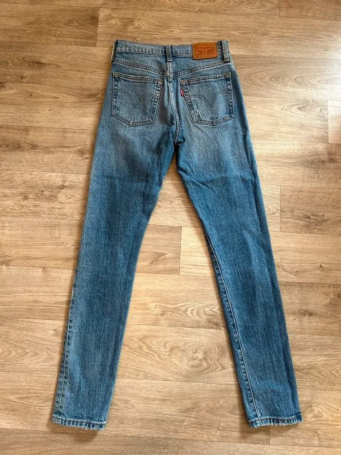 Levi ´s Jean, femme bleue modèle 501 S - photo numéro 4