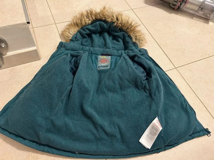 Parka à capuche garcon Bleu canard Sergent Major 4 ans - photo numéro 8