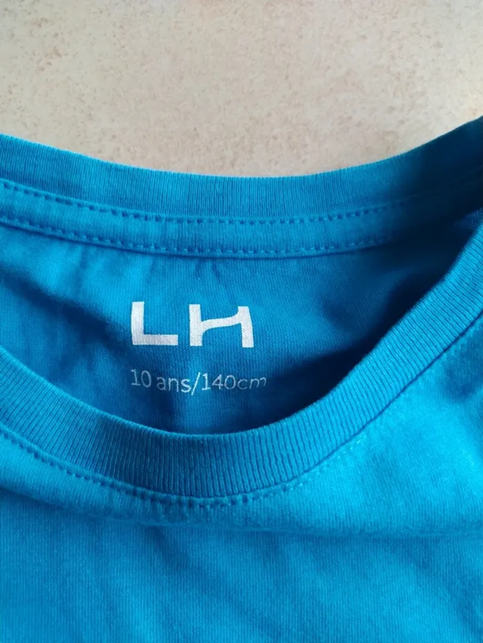 Lot de 4 t-shirt manches courtes d'été garçon taille 10 ans - photo numéro 5