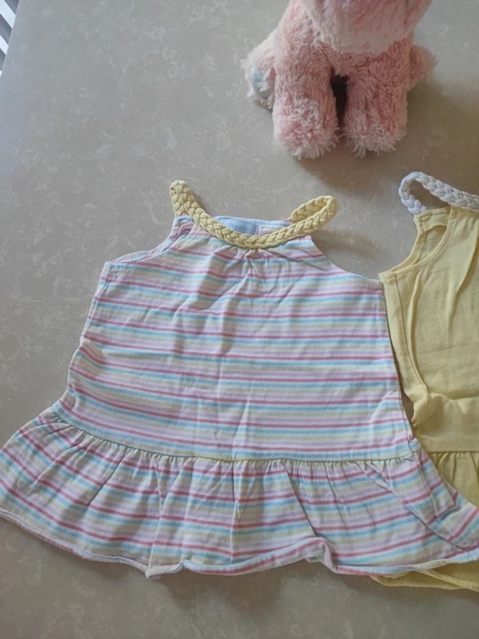 🌸 superbe lot robe bebe été 6 mois - photo numéro 2