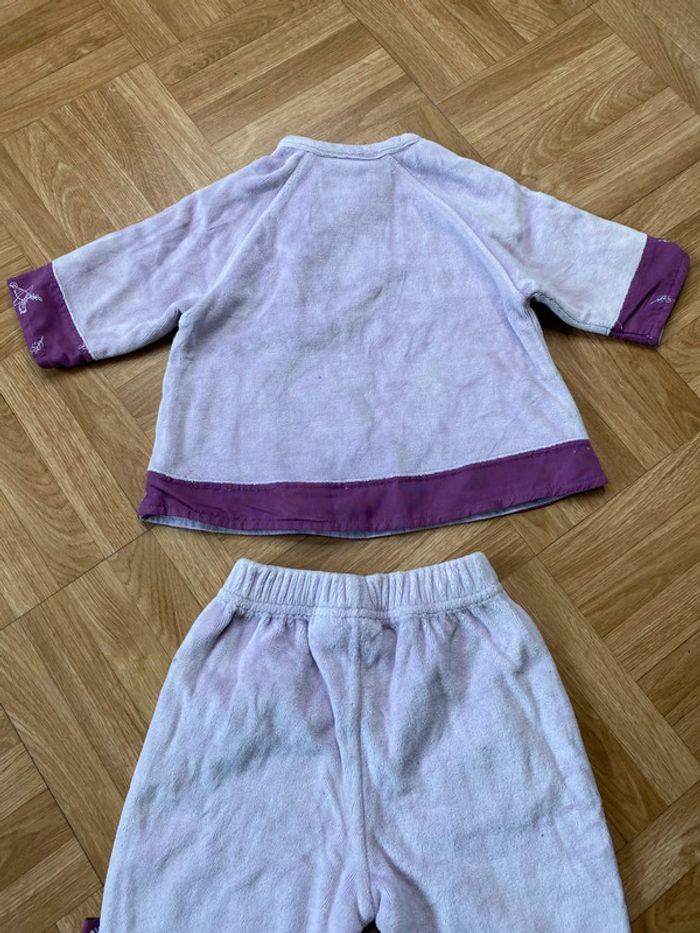 Pyjamas 2 pièce mauve taille 3 mois Kiabi Baby - photo numéro 7