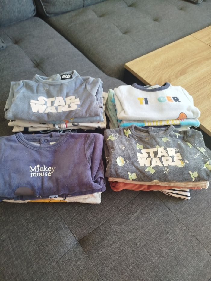 Lots de pyjamas 1-3 mois - photo numéro 4