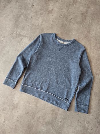 Sweat pull coton Calvin Klein gris chiné taille M