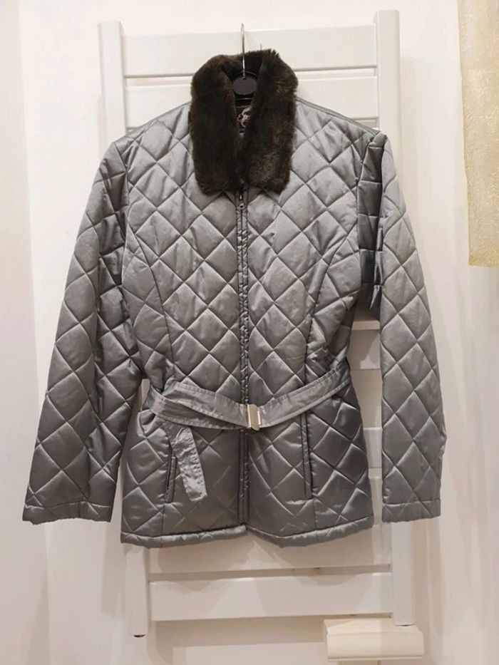 Veste argentée matelassée Etam - Taille 38/40
