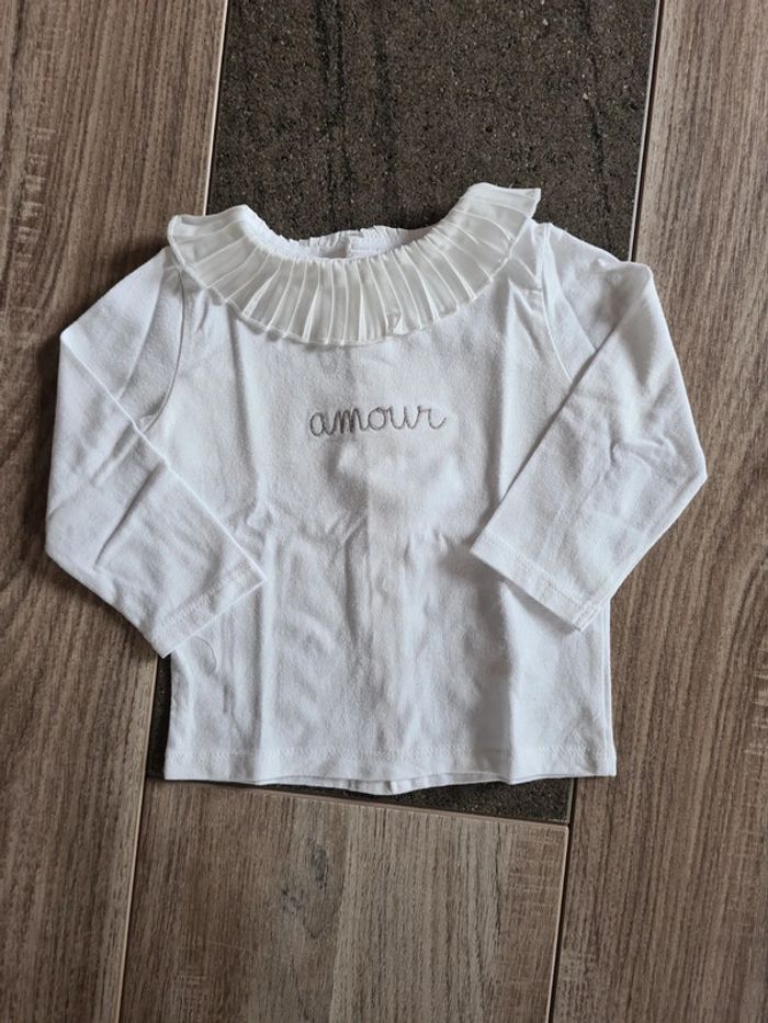 Tee shirt amour 6 mois - photo numéro 2