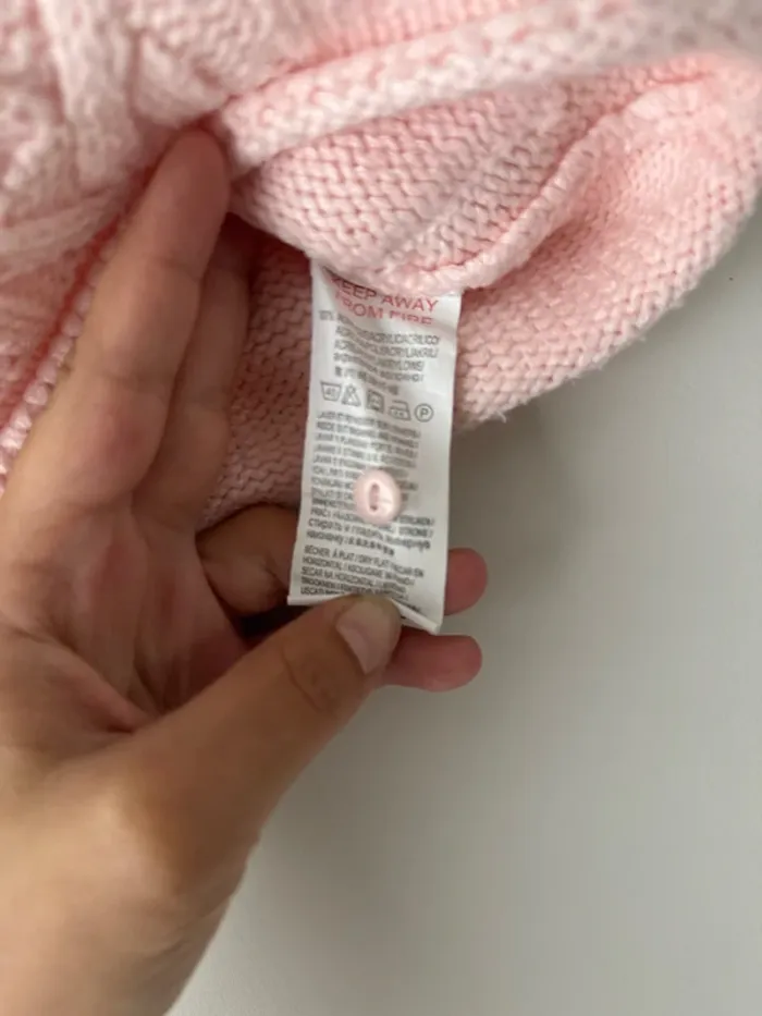 👚 pull sans manche hiver - bébé fille -1 mois -54 cm - kitchoun-très bon état - photo numéro 5