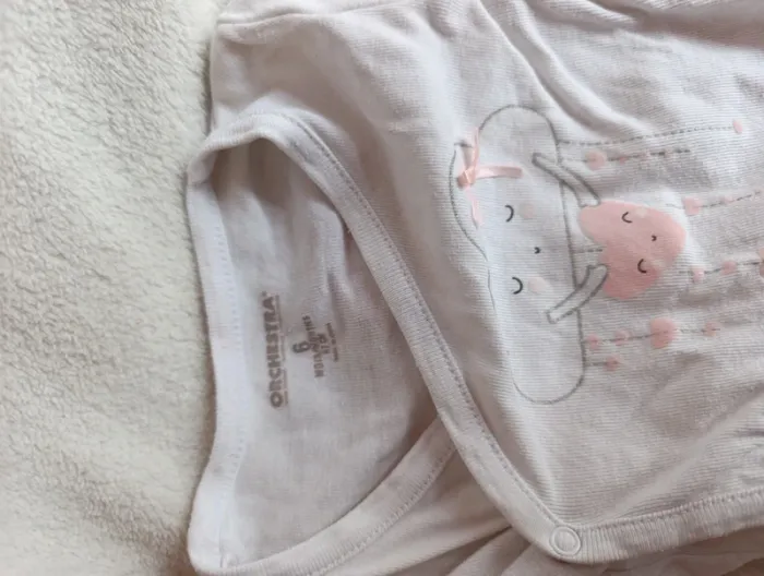 Lot de 3 bodies 6 mois fille - photo numéro 3