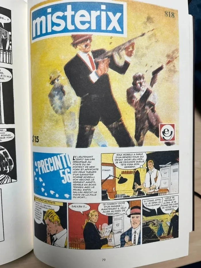 Livre bande dessinée 56e District de Munoz & Collins en très bon état (Prix Neuf 25€) - photo numéro 3