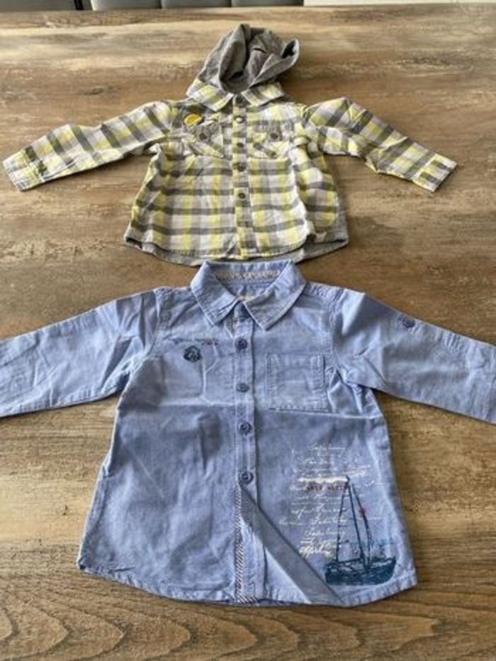 Lot chemises bébé garçon 18 mois - photo numéro 2