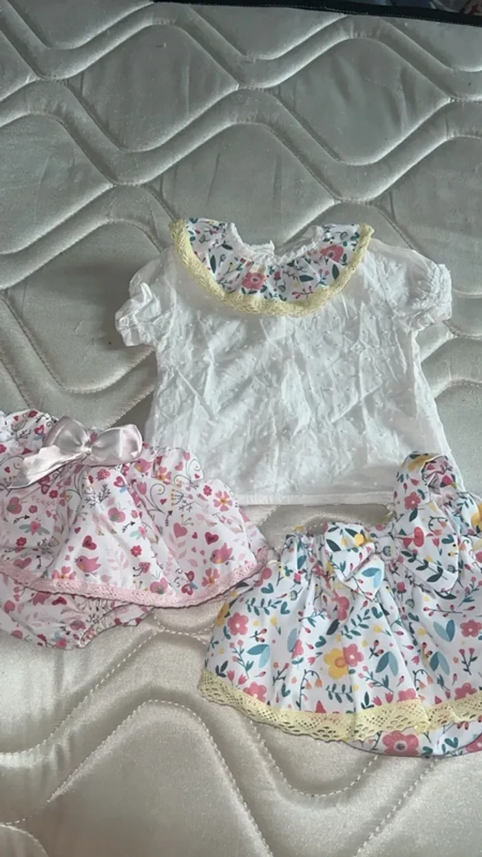 Lot de 2 bloomer +tshirt