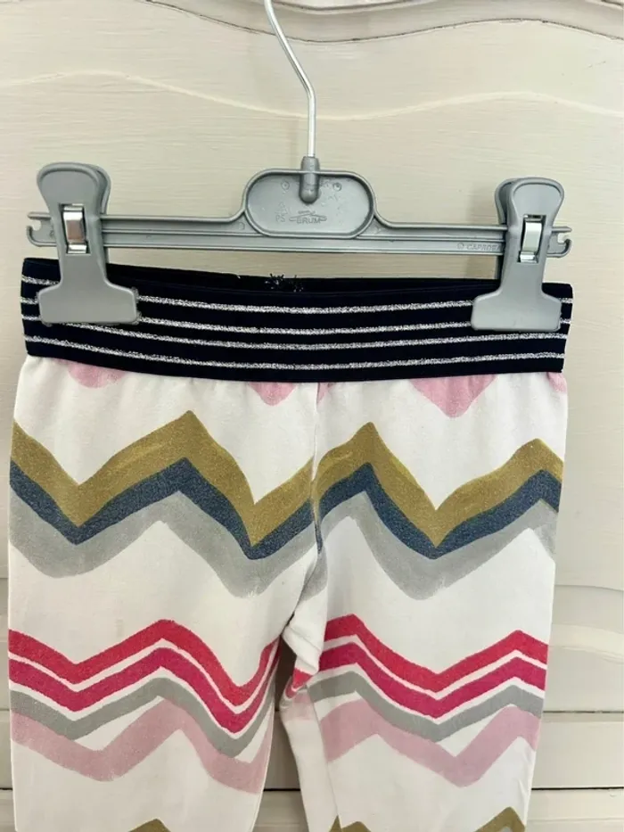 Ravissant legging Catimini à motif géométrique taille 8 ans - photo numéro 5