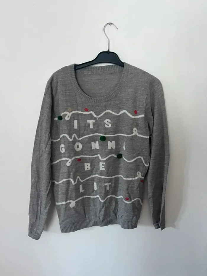 Pull de noel - Taille L - photo numéro 2