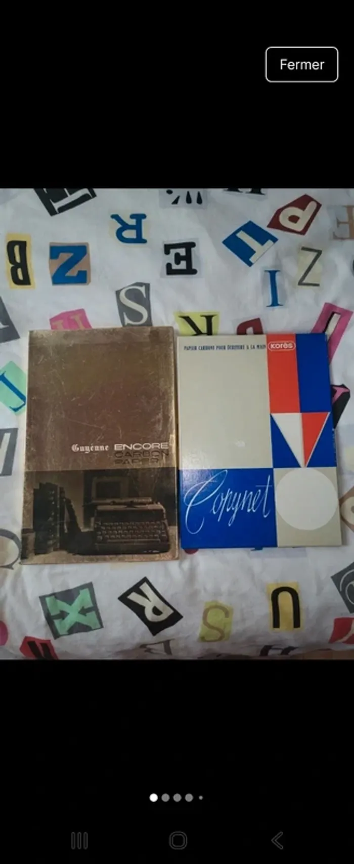 Lot Papier carbone