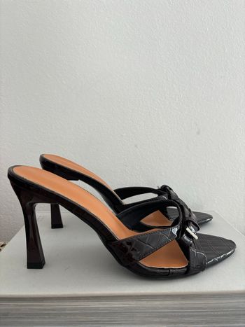 Chaussures babies mary jane à talons brun marron foncé 38 mules