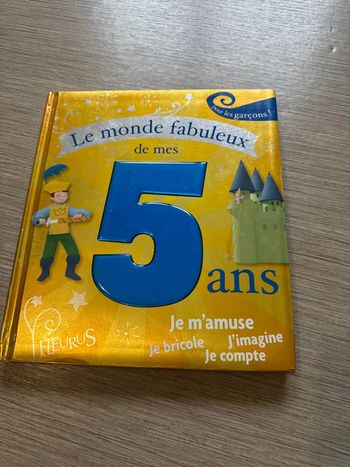 Le monde fabuleux de mes 5 ans pour garçon