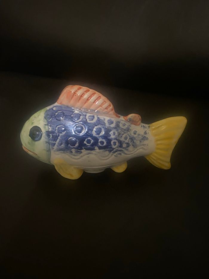 Salière/poivrière poisson multicolore - photo numéro 6