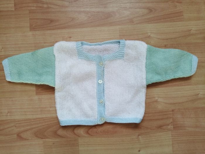 Gilet tricoté main Phildar mixte