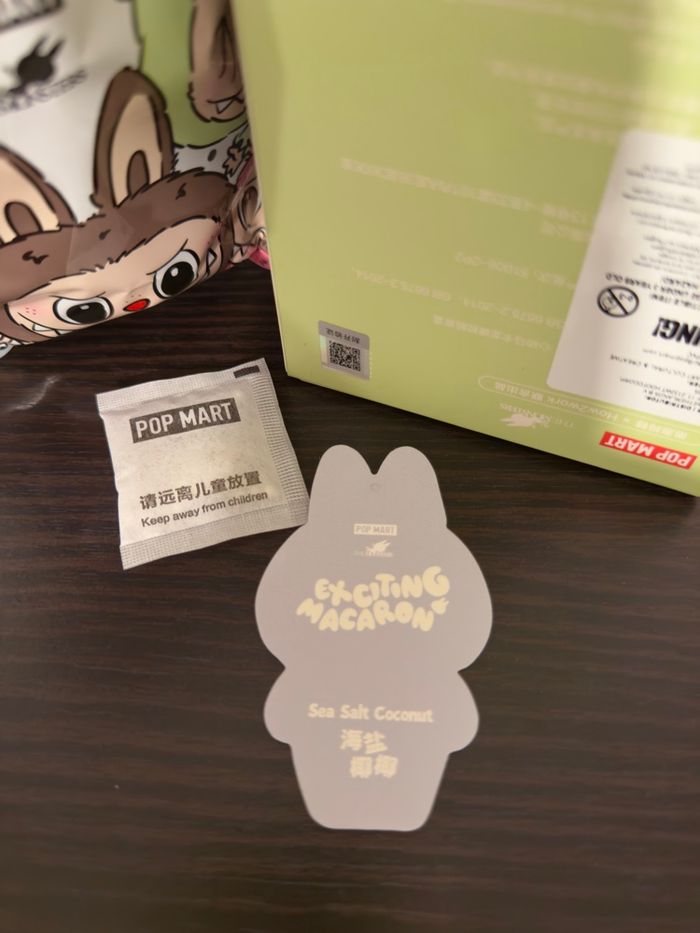 PopMart Labubu - The Monsters Exciting Macaron - Sea Salt Coconut - photo numéro 3