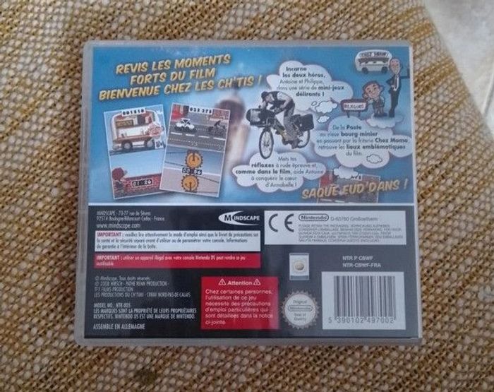 jeu " bienvenue chez les ch'tis' nintendo DS - photo numéro 2