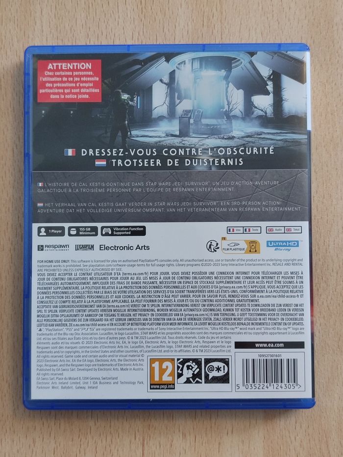 Star Wars Jedi Survivor PS5 - photo numéro 5