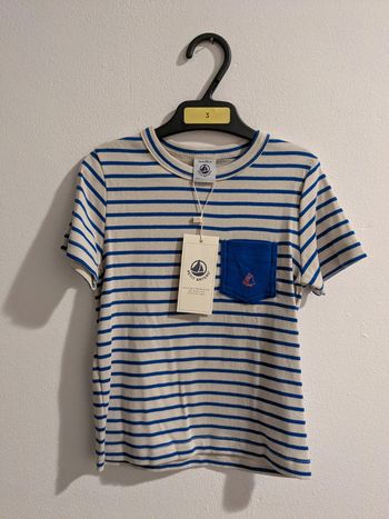 T-shirt rayé petit bateau 3 ans