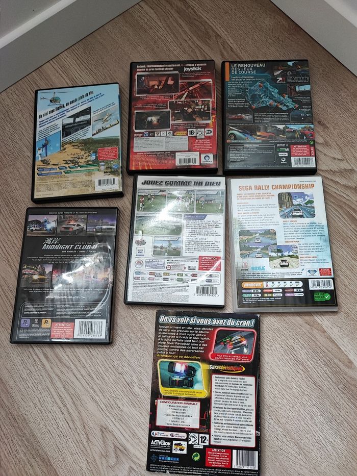 Lot de 7 jeux PC DVD-ROM - photo numéro 2