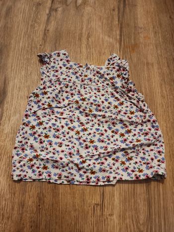 Blouse a fleurs 24 mois