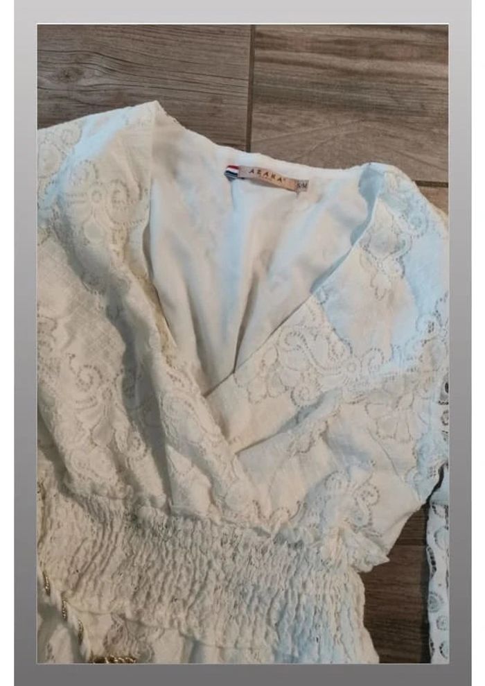 Robe blanche Azaka Taille S/M - photo numéro 2