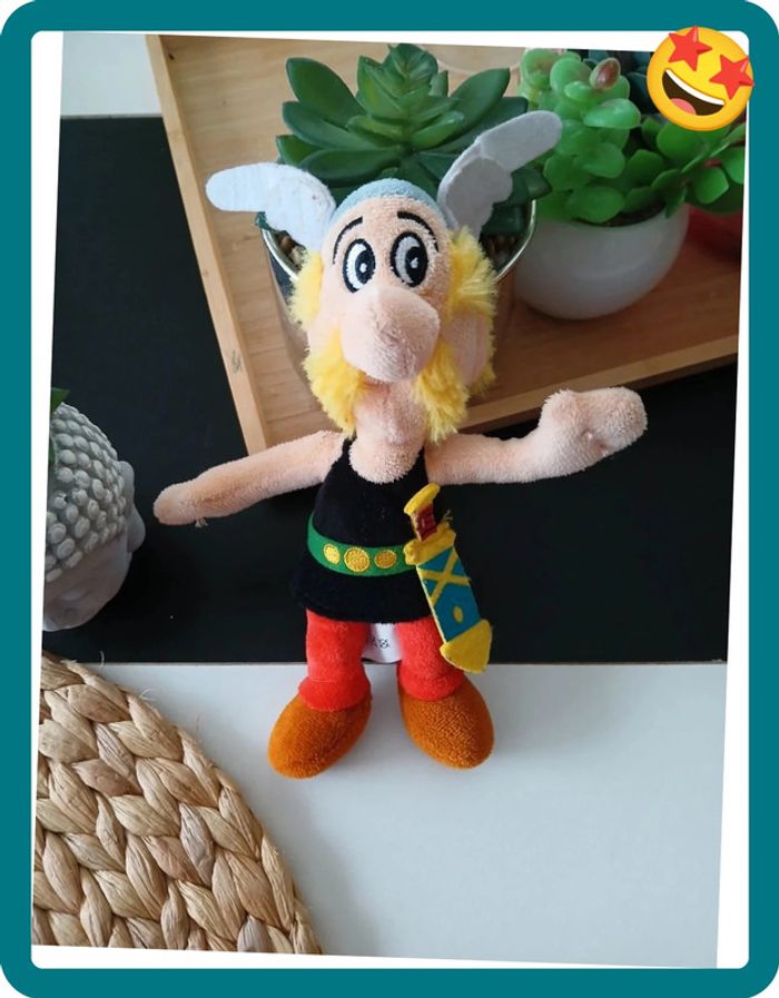 Péluche doudou Asterix Comme Neuf🌿🎁
