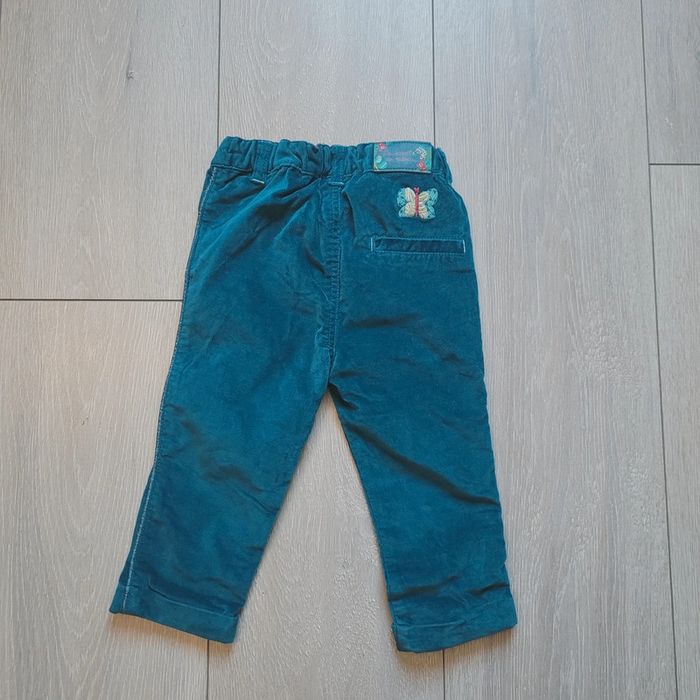 Magnifique pantalon en velour lisse. Fille 18 mois. Marque  Du pareil au même - photo numéro 3