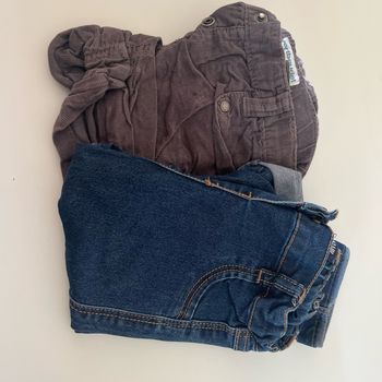 Jean + short 18 mois fille