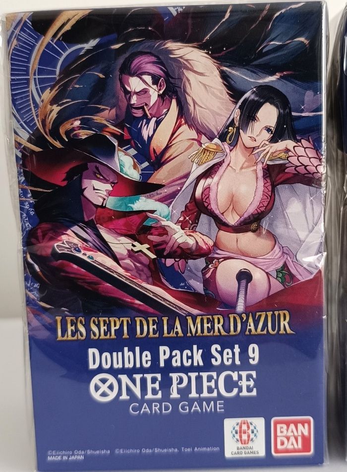 Carte à collectionner One Piece Les Sept de la Mer d'Azur Booster Double Pack Set 9