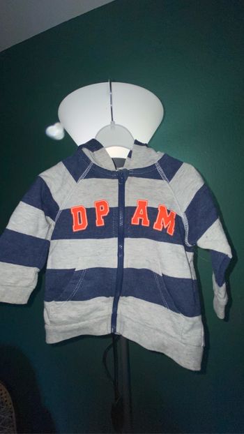 Gilet garçon à capuche