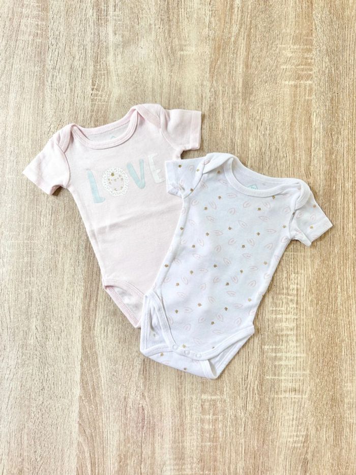 2 bodies bébé fille