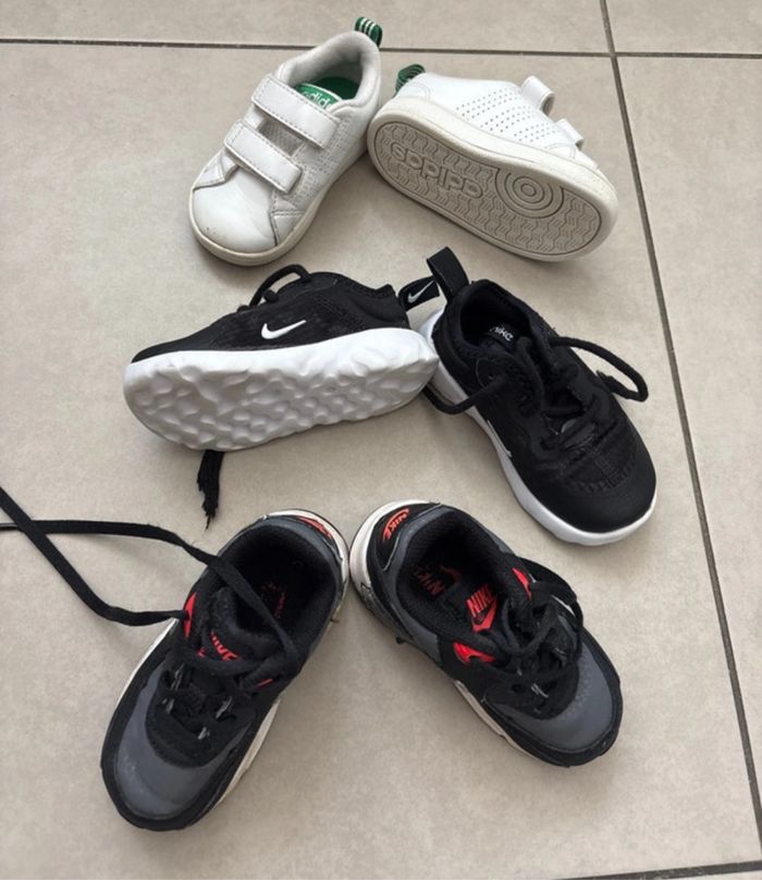 Lot de 3 paires taille 21