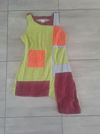 Tunique original Asymétrique Multicolore Taille M