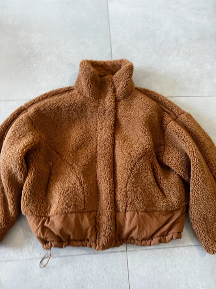 Manteau marron réversible Pimkie, très bon état, taille XL pour femme