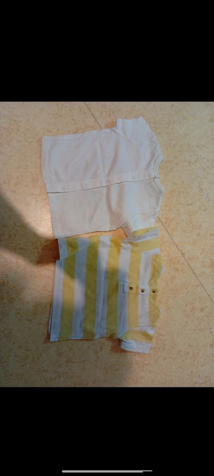 Lot de 2 t shirt taille 6 mois - photo numéro 5