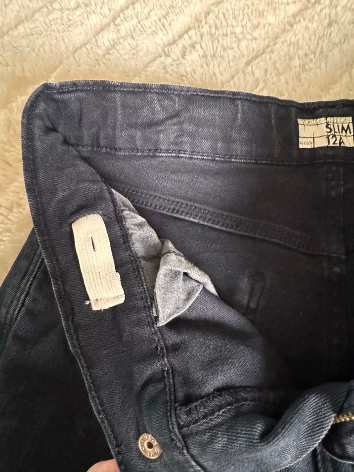 Pantalon slim bleu 12 ans - photo numéro 3