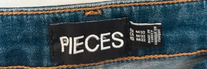 Pièces jeans bleu brut neuf avec étiquette taille M - photo numéro 6
