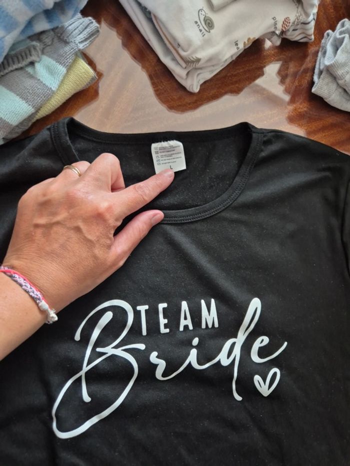 Tee-shirt team Bride - photo numéro 3