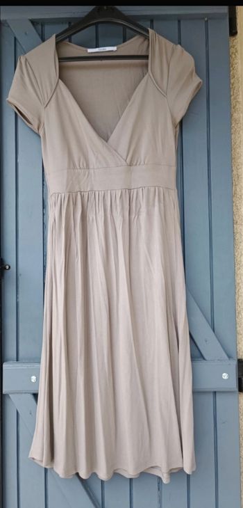 Robe col cache coeur